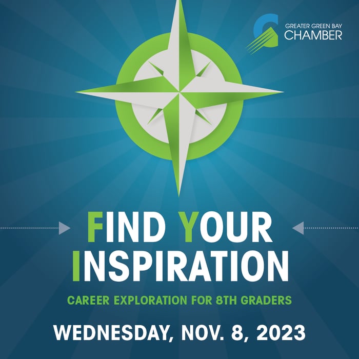 Find Your Inspiration career exploration event for 8th graders