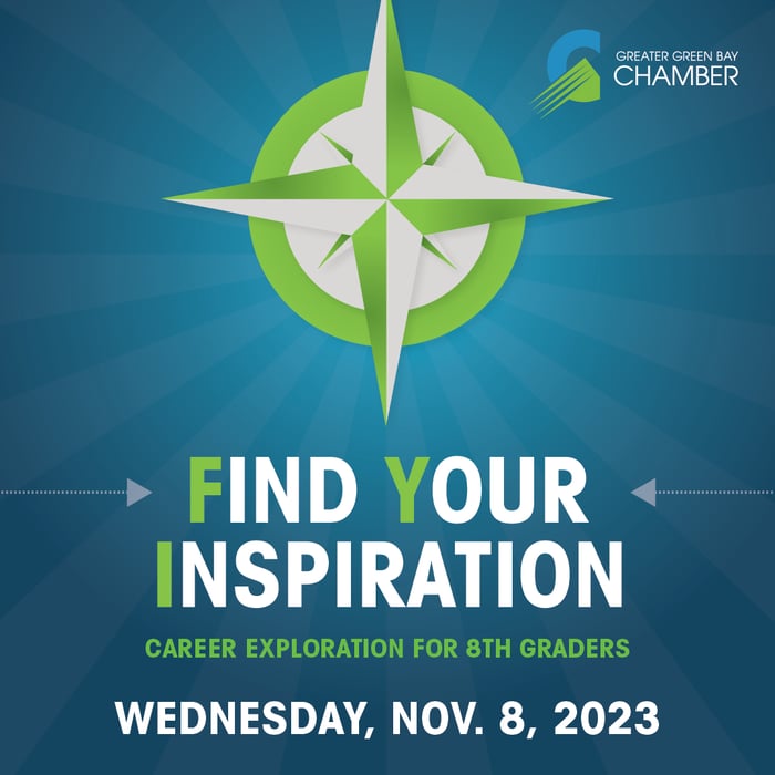 Find Your Inspiration career exploration event for 8th graders
