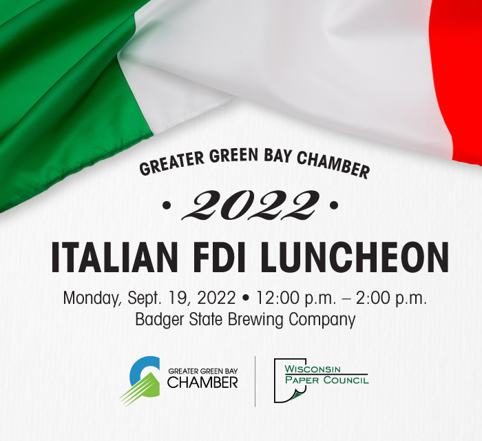 2022 Italian FDI Luncheon will be held on Monday, September 19 at the Badger State Brewing Company