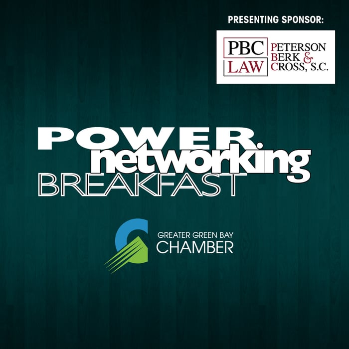 Power Networking Breakfast with the Greater Green Bay Chamber