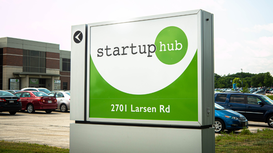Startup Hub street sign