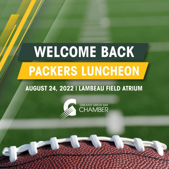 The Welcome Back Packers Luncheon will be held on August 24, 2022 at the Lambeau Field Atrium